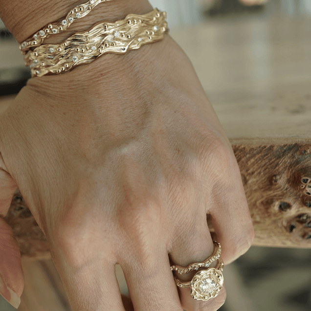 The Diamond Rio Cuff Jewelry Bayou with Love 