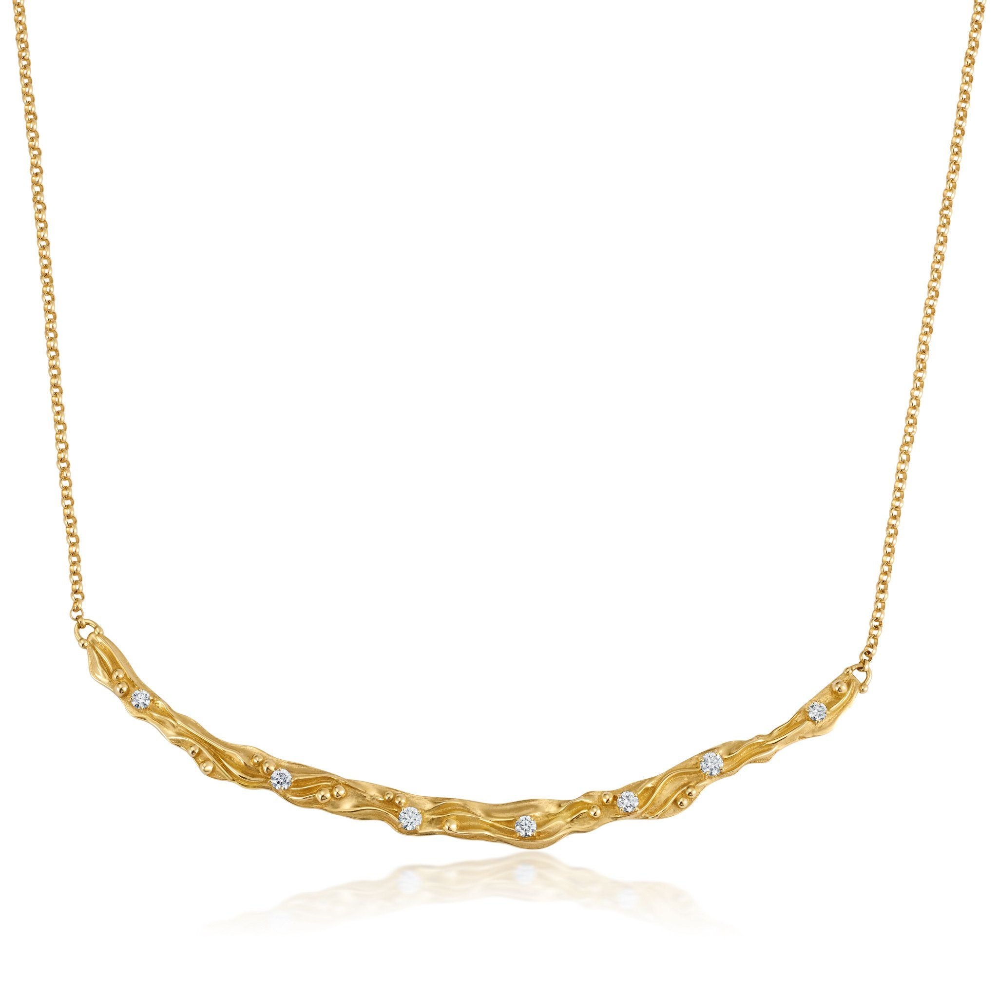 Diamond Oceane Necklace Jewelry Bayou with Love 