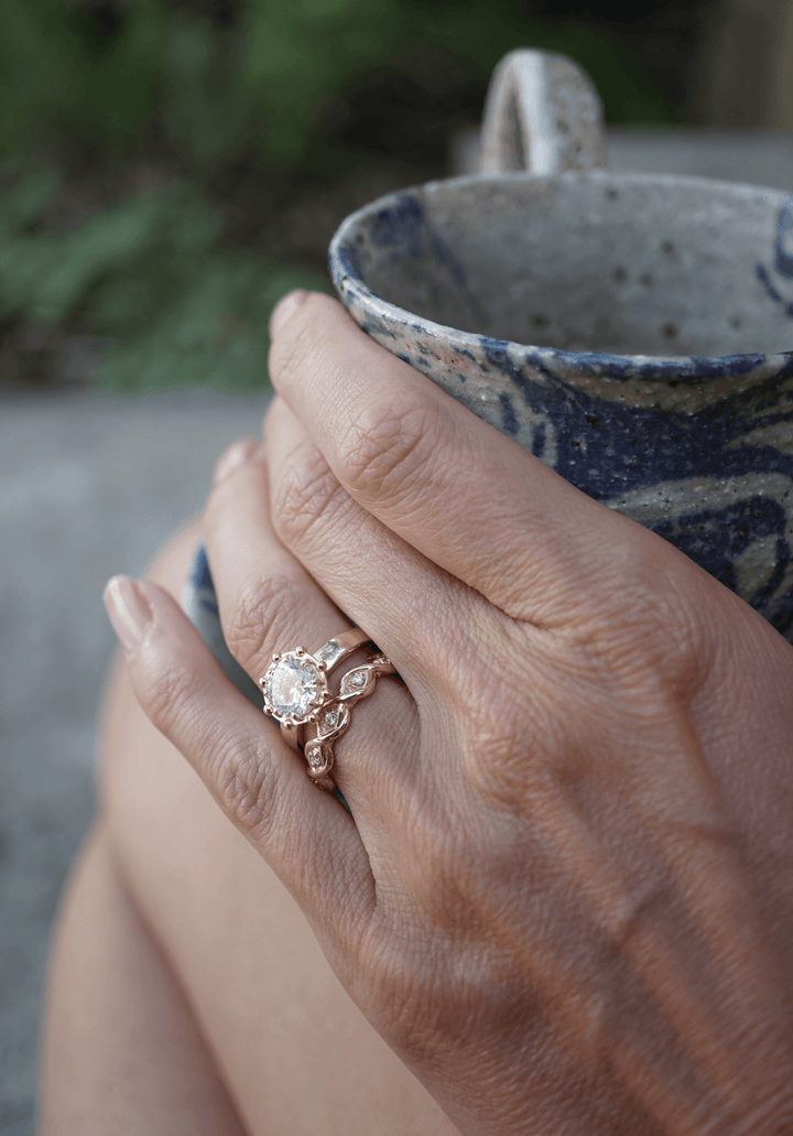 The Diamond Audrey Bridal Jewelry Bayou with Love 