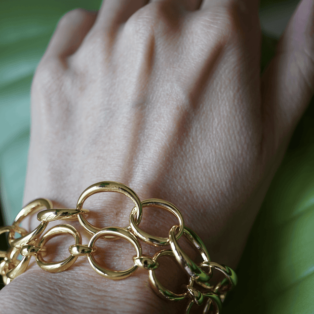 Medium Oval Chain Bracelet Jewelry Bayou with Love 